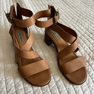 Brown Leather Steve Madden Sandals